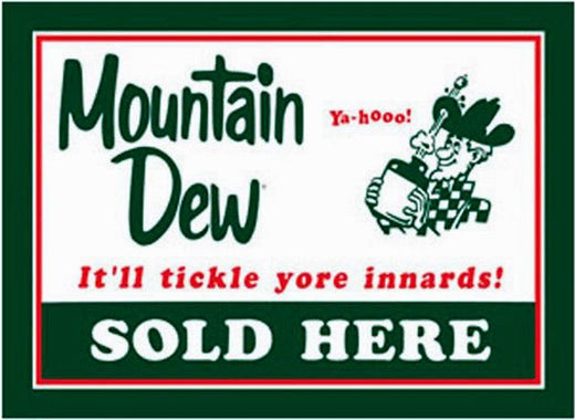 Signs 4 Fun Round Sign | Mountain Dew Signs | Aluminum Sign | Made in the USA (SIGMD5)