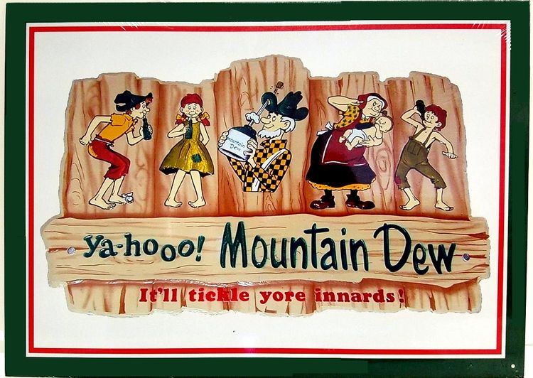 Signs 4 Fun Round Sign | Mountain Dew Signs | Aluminum Sign | Made in the USA (SIGMD7)