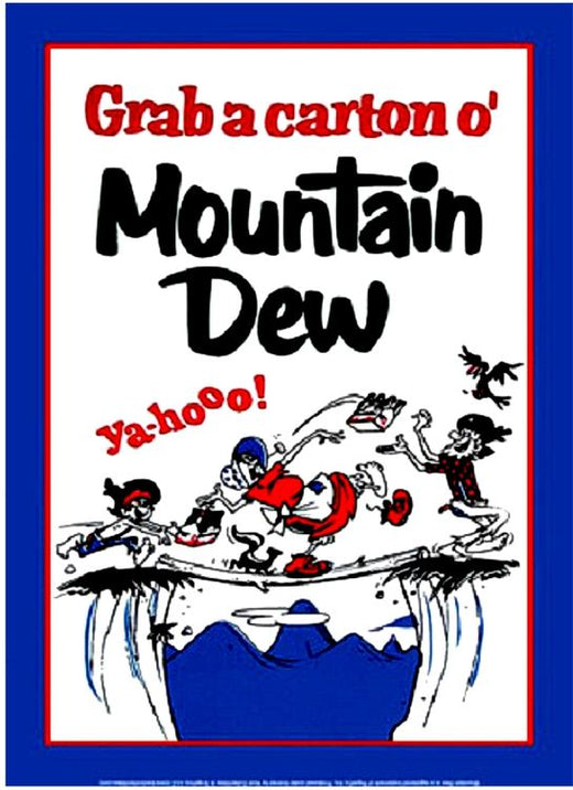 Signs 4 Fun Round Sign | Mountain Dew Signs | Aluminum Sign | Made in the USA (SIGMD9)