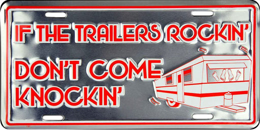 Signs 4 Fun Parody License Plate | Don t Knock | 12 x 6 Decorative License Plate | Decoration Plate for Vehicle/Wall | Man Cave Decorations | Made in The USA