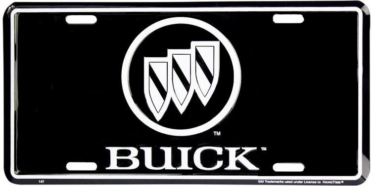 Signs 4 Fun Parody License Plate | Buick Black | 12” x 6”