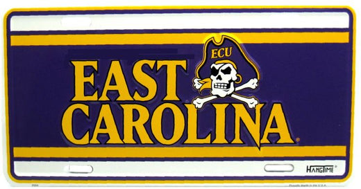 Signs 4 Fun Parody License Plate | East Carolina Univ. | 12 x 6 Decorative License Plate | Decoration Plate for Vehicle/Wall | Man Cave Decorations | Made in The USA