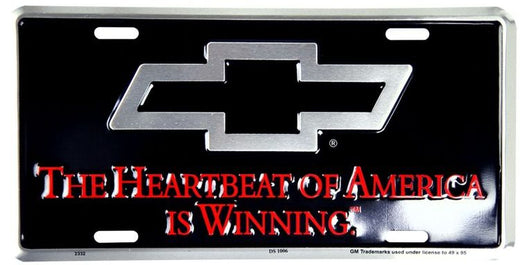 Signs 4 Fun Parody License Plate | Chevy Heartland | 12 x 6 Decorative License Plate | Decoration Plate for Vehicle/Wall | Man Cave Decorations | Made in The USA
