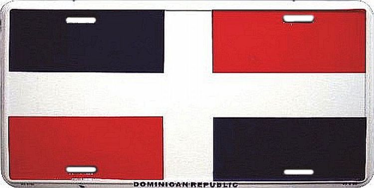 Signs 4 Fun Parody License Plate | Dominican Republic Flag | 12 x 6 Decorative License Plate | Decoration Plate for Vehicle/Wall | Man Cave Decorations | Made in The USA