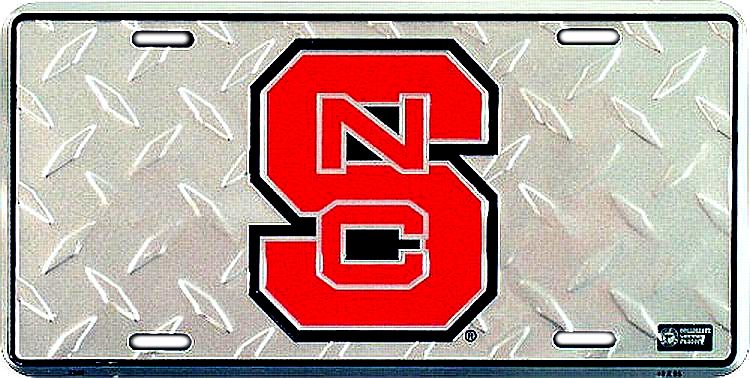 Signs 4 Fun Parody License Plate | NC State Diamond | 12 x 6 Decorative License Plate | Decoration Plate for Vehicle/Wall | Man Cave Decorations | Made in The USA