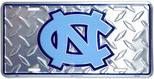 Signs 4 Fun Parody License Plate | NC Tar Heels Diamond | 12 x 6 Decorative License Plate | Decoration Plate for Vehicle/Wall | Man Cave Decorations | Made in The USA