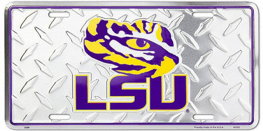 Signs 4 Fun Parody License Plate | Louisiana State Diamond | 12 x 6 Decorative License Plate | Decoration Plate for Vehicle/Wall | Man Cave Decorations | Made in The USA
