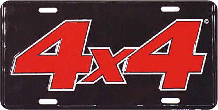 Signs 4 Fun Parody License Plate | 4 x 4 Black | 12 x 6 Decorative License Plate | Decoration Plate for Vehicle/Wall | Man Cave Decorations | Made in The USA