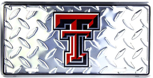Signs 4 Fun Parody License Plate | Texas Tech Raiders Diamond | 12 x 6 Decorative License Plate | Decoration Plate for Vehicle/Wall | Man Cave Decorations | Made in The USA