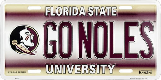 Signs 4 Fun Parody License Plate | Florida Seminoles | 12 x 6 Decorative License Plate | Decoration Plate for Vehicle/Wall | Man Cave Decorations | Made in The USA