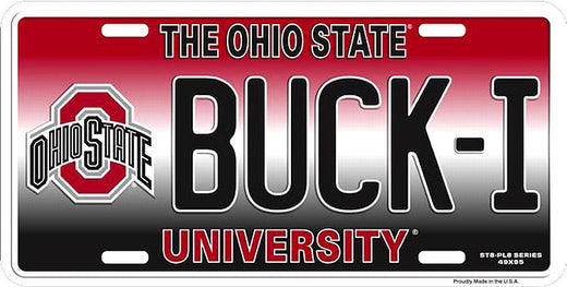 Signs 4 Fun Parody License Plate | OH State Buckeyes | 12 x 6 Decorative License Plate | Decoration Plate for Vehicle/Wall | Man Cave Decorations | Made in The USA