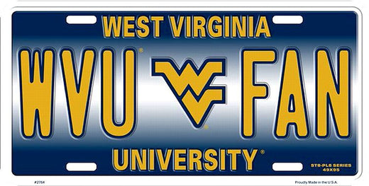 Signs 4 Fun Parody License Plate | WV Univ. Mountaineer WVU | 12 x 6 Decorative License Plate | Decoration Plate for Vehicle/Wall | Man Cave Decorations | Made in The USA