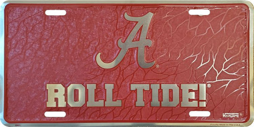 Signs 4 Fun Parody License Plate | AL Roll Tide Mosaic | 12” x 6” Decorative License Plate | Decoration Plate for Vehicle/Wall | Man Cave Decorations | Made in The USA