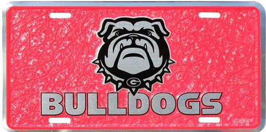 Signs 4 Fun Parody License Plate | GA Bulldogs Mosaic | 12 x 6 Decorative License Plate | Decoration Plate for Vehicle/Wall | Man Cave Decorations | Made in The USA