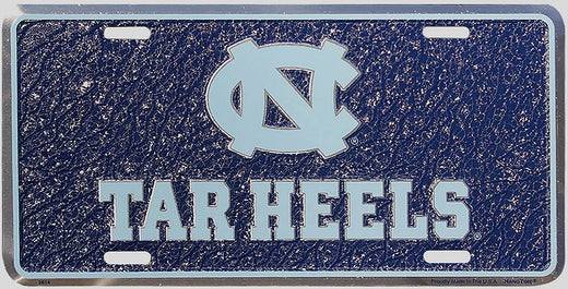 Signs 4 Fun Parody License Plate | NC Tar Heels Mosaic | 12 x 6 Decorative License Plate | Decoration Plate for Vehicle/Wall | Man Cave Decorations | Made in the USA
