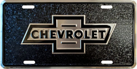 Signs 4 Fun Parody License Plate | Chevy Bowtie Mosaic | 12” x 6” Decorative License Plate | Decoration Plate for Vehicle/Wall | Man Cave Decorations | Made in The USA