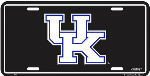 Signs 4 Fun Parody License Plate | KY Unversity Black | 12 x 6 Decorative License Plate | Decoration Plate for Vehicle/Wall | Man Cave Decorations | Made in the USA