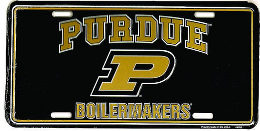 Signs 4 Fun Parody License Plate | Purdue Univ. Boilermakers | 12 x 6 Decorative License Plate | Decoration Plate for Vehicle/Wall | Man Cave Decorations | Made in The USA