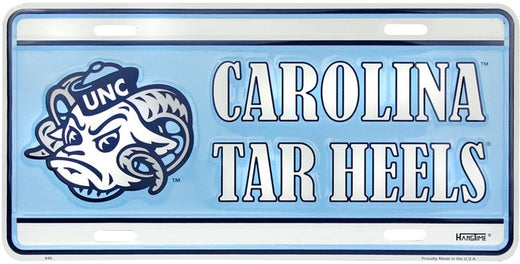 Signs 4 Fun SL440 N. Carolina Tar Heels Logo New License Plate, Blue