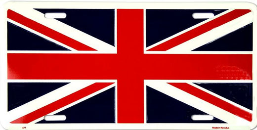 Signs 4 Fun Parody License Plate | Union Flag | 12 x 6 Decorative License Plate | Decoration Plate for Vehicle/Wall | Man Cave Decorations | Made in The USA