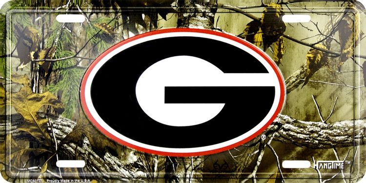 Signs 4 Fun Parody License Plate | Georgia Realtree Camo | 12 x 6 Decorative License Plate | Decoration Plate for Vehicle/Wall | Man Cave Decorations | Made in The USA