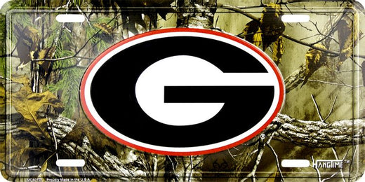 Signs 4 Fun Parody License Plate | Georgia Realtree Camo | 12 x 6 Decorative License Plate | Decoration Plate for Vehicle/Wall | Man Cave Decorations | Made in The USA