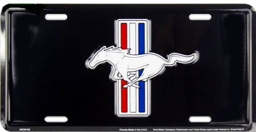 Signs 4 Fun Parody License Plate | Ford Mustang Black | 12” x 6” Decorative License Plate | Decoration Plate for Vehicle/Wall | Man Cave Decorations | Made in The USA