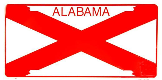 Signs 4 Fun Parody License Plate | Alabama Red | 12 x 6 Decorative License Plate | Decoration Plate for Vehicle/Wall | Man Cave Decorations | Made in The USA
