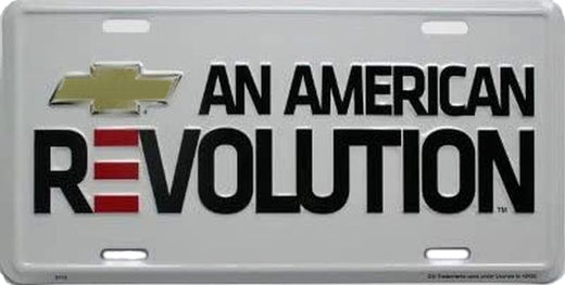 Signs 4 Fun Parody License Plate - Chevy American Rev - 12 x 6 Decorative License Plate Wall Decor - Decoration Plate Man Cave + Garage - Made in The USA