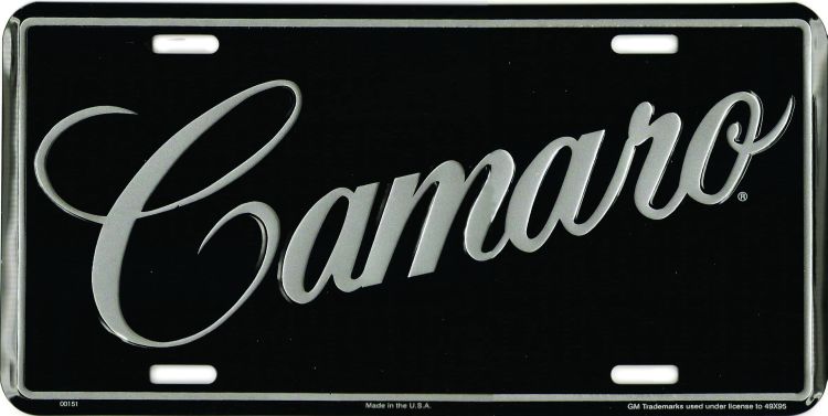 Signs 4 Fun Parody License Plate | Chevy Camaro | 12 x 6 Decorative License Plate | Decoration Plate for Vehicle/Wall | Man Cave Decorations | Made in The USA