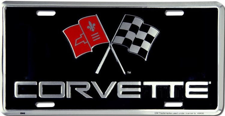 Signs 4 Fun Parody License Plate - Corvette - 12 x 6 Decorative License Plate Wall Decor - Decoration Plate Man Cave + Garage - Made in The USA