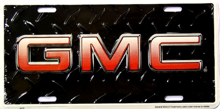 Signs 4 Fun Parody License Plate - GMC - 12” x 6” Decorative License Plate Wall Decor - Decoration Plate Man Cave + Garage - Made in The USA