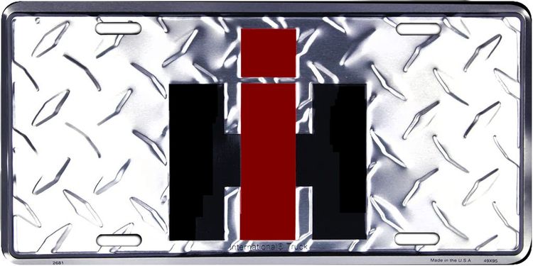 Signs 4 Fun Parody License Plate | Int l Harvester Diamond | 12 x 6 Decorative License Plate | Decoration Plate for Vehicle/Wall | Man Cave Decorations | Made in The USA