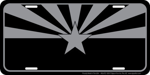 Signs 4 Fun Parody License Plate | Tactical Arizona Flag |12 x 6 Decorative License Plate | Decoration Plate for Vehicle/Wall | Man Cave Decorations | Made in The USA