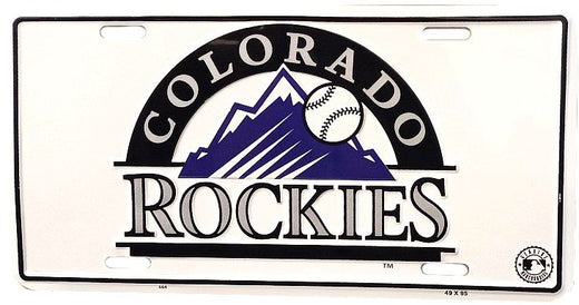 Signs 4 Fun Parody License Plate - Colorado Rockies - 12” x 6” Decorative License Plate Wall Decor - Decoration Plate Man Cave + Garage - Made in The USA