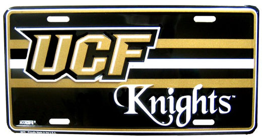 Signs 4 Fun Parody License Plate | UCF Knights | 12 x 6 Decorative License Plate | Decoration Plate for Vehicle/Wall | Man Cave Decorations | Made in The USA