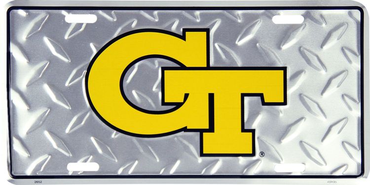 Signs 4 Fun SLC2652 Georgia Tech Diamond GT, License Plate