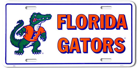 Signs 4 Fun Parody License Plate | FL Gators w/Logo | 12 x 6 Decorative License Plate | Decoration Plate for Vehicle/Wall | Man Cave Decorations | Made in The USA