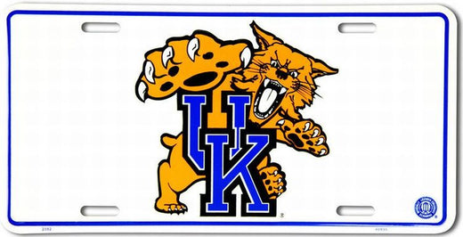 Signs 4 Fun Parody License Plate | KY Univ w/Logo | 12 x 6 Decorative License Plate | Decoration Plate for Vehicle/Wall | Man Cave Decorations | Made in The USA