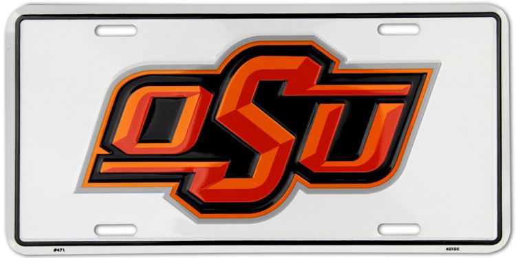 Signs 4 Fun SLCOSC OK State Cowboys Logo, License Plate