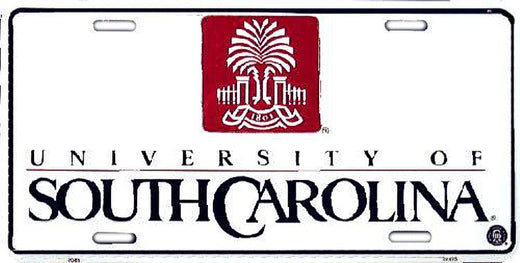 Signs 4 Fun Parody License Plate | SC Univ. Palmetto Tree | 12 x 6 Decorative License Plate | Decoration Plate for Vehicle/Wall | Man Cave Decorations | Made in The USA