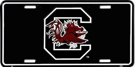 Signs 4 Fun Parody License Plate | SC Univ. | 12 x 6 Decorative License Plate | Decoration Plate for Vehicle/Wall | Man Cave Decorations | Made in The USA