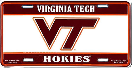 Signs 4 Fun Parody License Plate | VA Tech VT | 12” x 6”