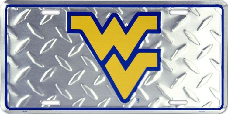 Signs 4 Fun Parody License Plate | WV Mountaineer Diamond | 12 x 6 Decorative License Plate | Decoration Plate for Vehicle/Wall | Man Cave Decorations | Made in The USA
