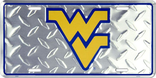Signs 4 Fun Parody License Plate | WV Mountaineer Diamond | 12 x 6 Decorative License Plate | Decoration Plate for Vehicle/Wall | Man Cave Decorations | Made in The USA
