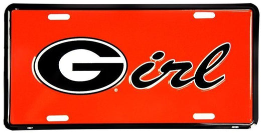 Signs 4 Fun Parody License Plate | Georgia Girl | 12 x 6 Decorative License Plate | Decoration Plate for Vehicle/Wall | Man Cave Decorations | Made in The USA
