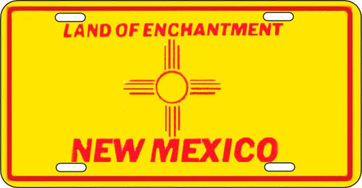 Signs 4 Fun Parody License Plate | NM Flag | 12 x 6 Decorative License Plate | Decoration Plate for Vehicle/Wall | Man Cave Decorations | Made in The USA