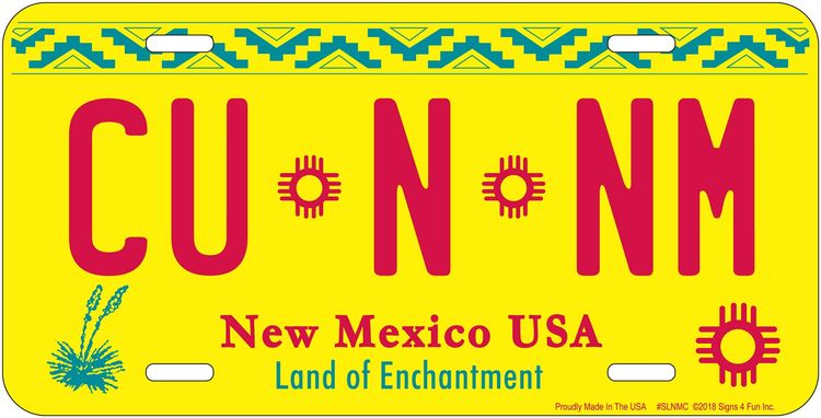 Signs 4 Fun Parody License Plate | CU-N-NM | 12 x 6 Decorative License Plate | Decoration Plate for Vehicle/Wall | Man Cave Decorations | Made in The USA