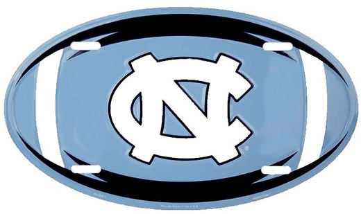 Signs 4 Fun SLO70017 North Carolina Tar Heels Oval License Plate, Blue