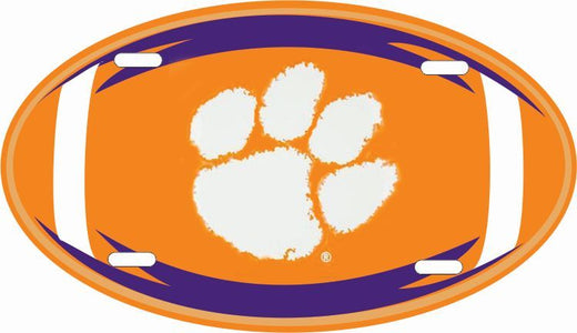 Signs 4 Fun SLO70024 Clemson Oval License Plate, Orange